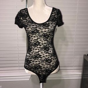 Lace body suite! Very sexy!